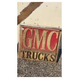 GMC truck sign