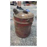 Vintage gas can