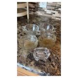 Cream& sugar, glassware
