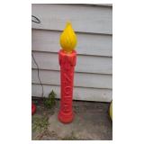 Vintage candle blow mold