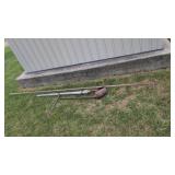 Post hole digger and limb trimmer