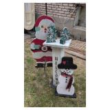 Wooden Christmas outdoor decor
