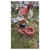 Garden gnome planter