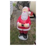 Vintage Santa blow mold
