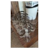 Vintage  anniversary glassware