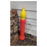 Candle blow mold