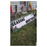 Seasons greeting sign