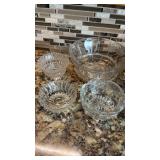 Glass bowls and dishes