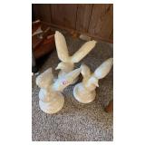 Ceramic birds - 1 has crack