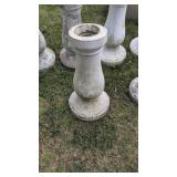 Bird bath pedestal