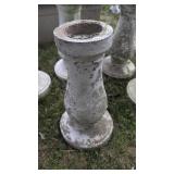 Bird bath pedestal