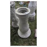 Bird bath pedestal