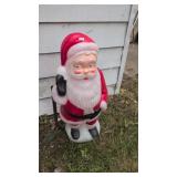 Vintage Santa blow mold
