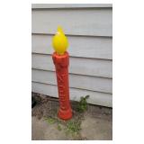 Vintage candle blow mold