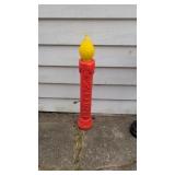 Vintage candle blow mold