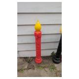 Vintage candle blow mold