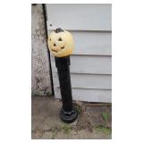 Vintage pumpkin blow mold