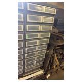 Metal cabinet of drawers