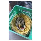 Crate of extension cords