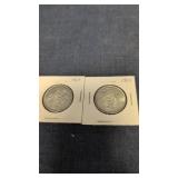 1963 &64 Canadian 50-cents coins 80% silver