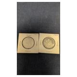 2- 1964 Canadian 50-cents coins 80% silver