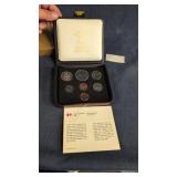 1978 Royal Canadian Mint seven-coin specimen set