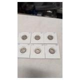 6 1967  Canadian Nickels
