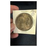 1902 Morgan Silver Dollar 90%
