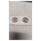 2-2012-P Benjamin Harrison Presidential $1 coins