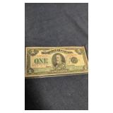 1923 Dominion of Canada one-dollar banknote