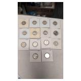 14 1970-1990 Canadian Nickels