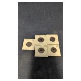 5-2004 Canadian 25 cent coins