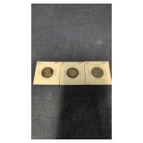 1965,66 & 68 Canadian 25 cent coins