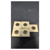 5-2004 Canadian 25 cent coins