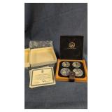 Canada 1976 4 pc Olympic Coins, Series 6, Gem