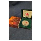 2004 Canadian Proof Silver Dollar 400th