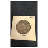 1944 Canadian 50-cent coin