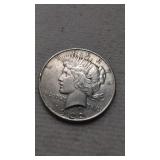 1922 United States Peace Dollar silver coin
