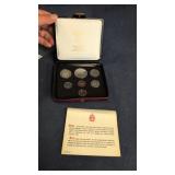 1976 Royal Canadian Mint seven-coin specimen set