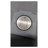 1966 Canadian 50-Cent Silver Half Dollar 80%