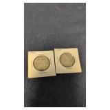 1963 &64 Canadian 50-cents coins 80% silver