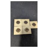 5 -2004 Canadian 25 cent coins