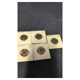 5 -2004 Canadian 25 cent coins