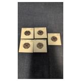 5 -2004 Canadian 25 cent coins