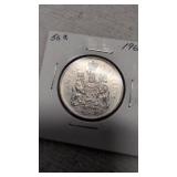 1965 Canadian 50 Cents silver coin 80%