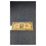 1953 Series-A $2 Two Dollar Bill Red Seal United