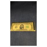 G31400106 B 1934 U.S. Five Dollar Federal Reserve