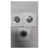 3-1943-S - Steel Lincoln Wheat Penny's