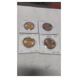 4 U.S Presidential Coins