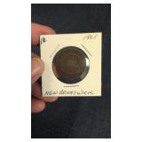New Brunswick One Cent bronze coin
